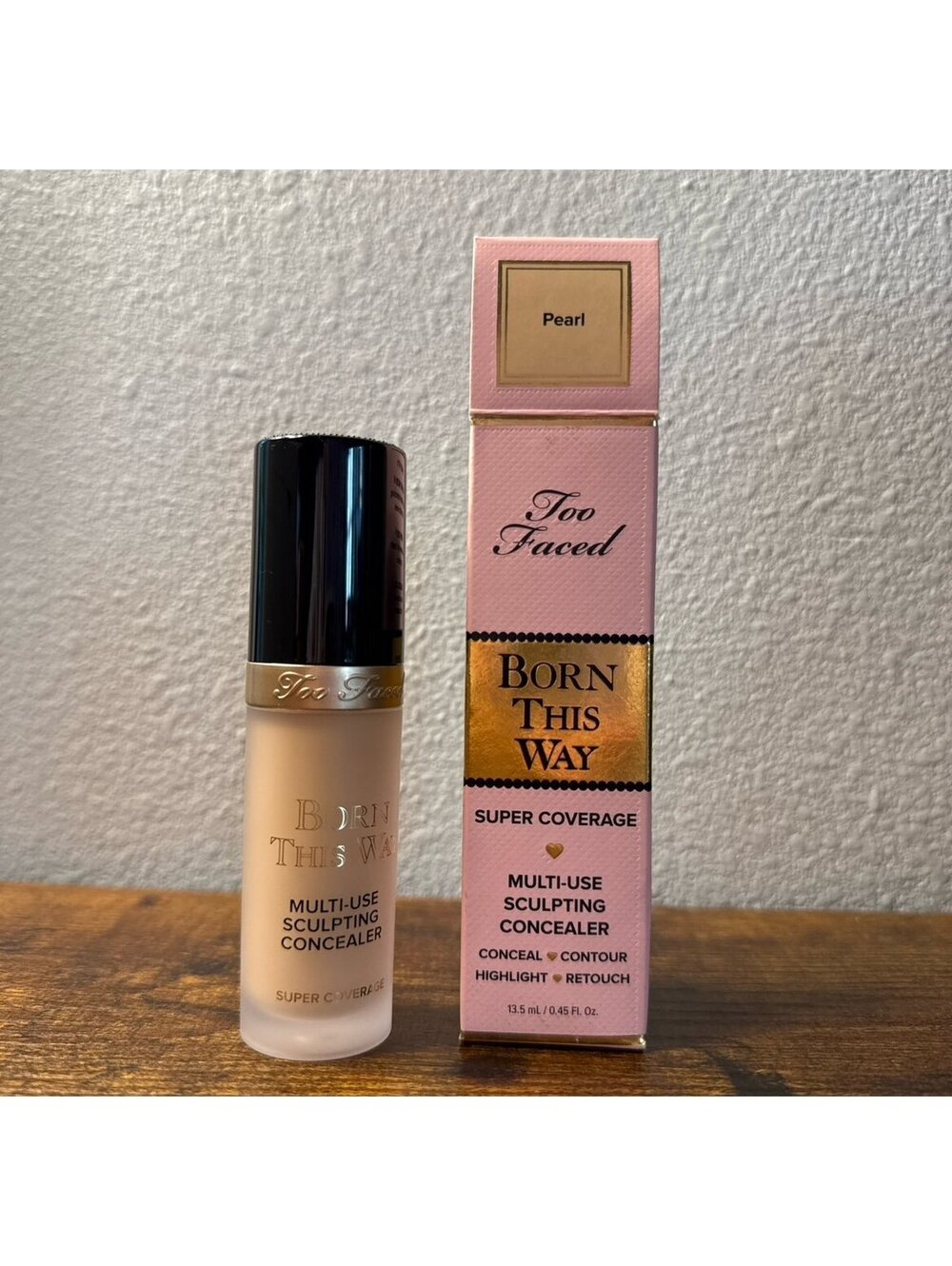 Too Faced Born This Way Super Coverage Multi-Use Sculpting Concealer-Pearl